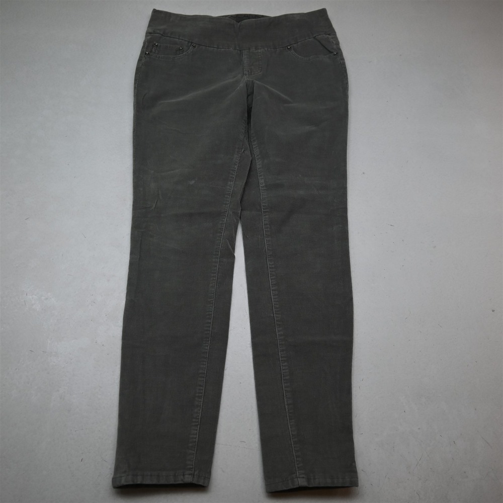 Jag Jeans 10 Gray Corduroy Pull On High Rise Skinny Womens Pants